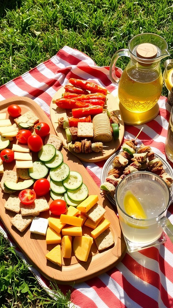 hassle free picnic finger foods