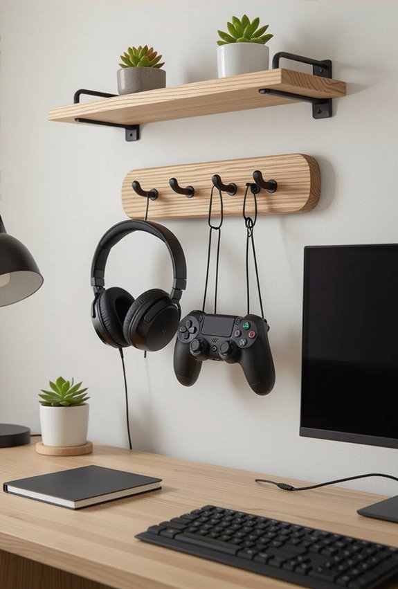 headphone and controller organization