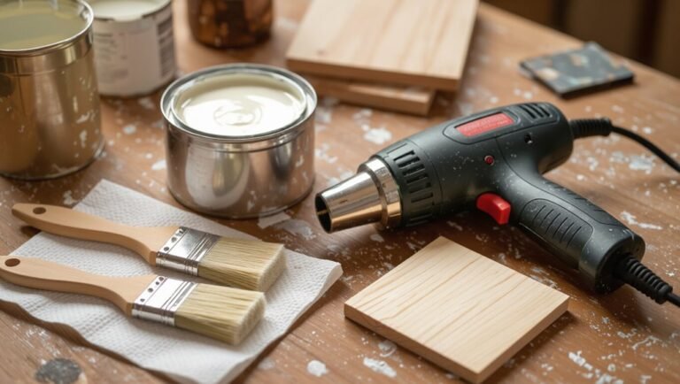 heat gun accelerates drying
