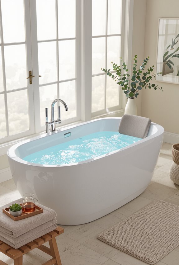 heated slipper tub surfaces