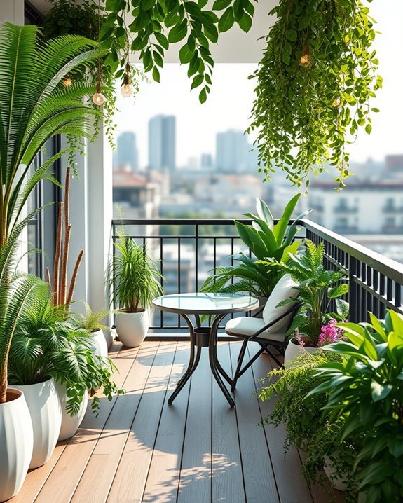 herb garden balcony oasis
