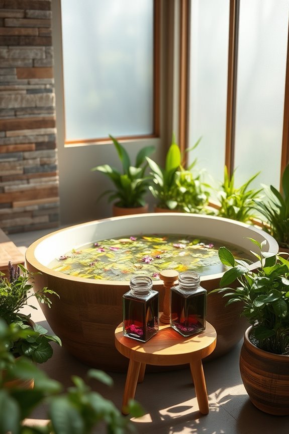 herbal relaxation bath experience