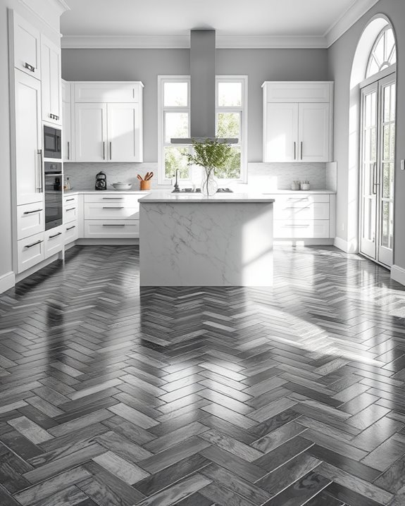herringbone pattern flooring tips