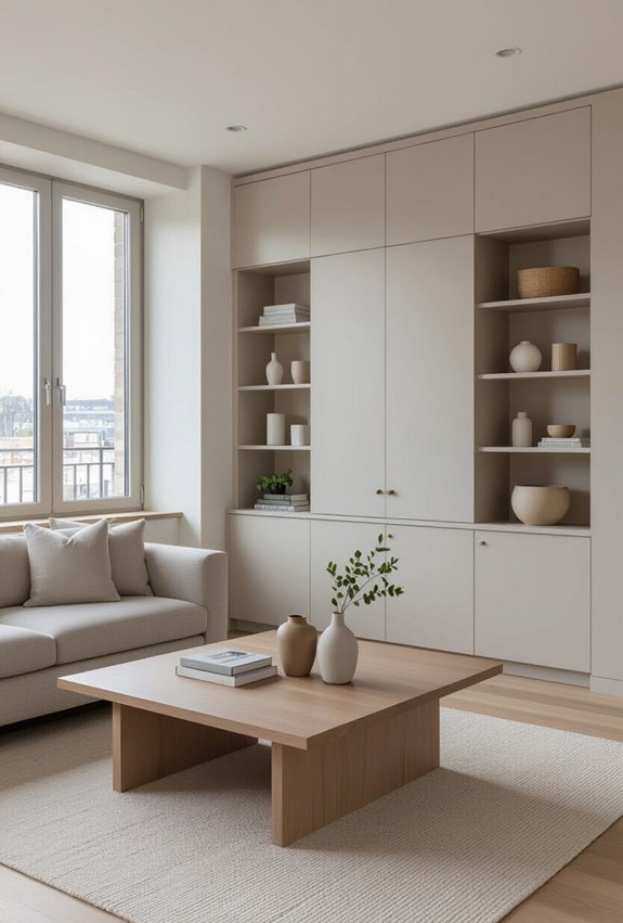 hidden benches and alcoves