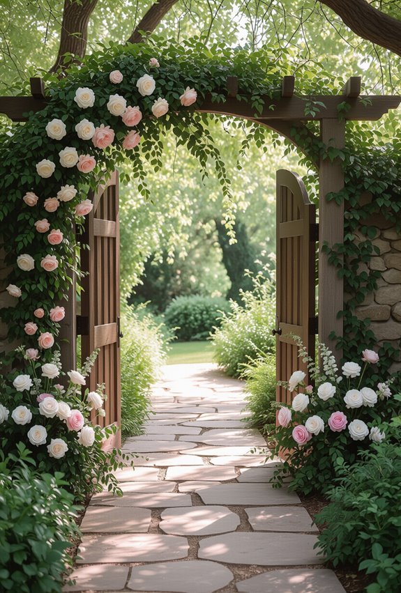 hidden garden nook entrance