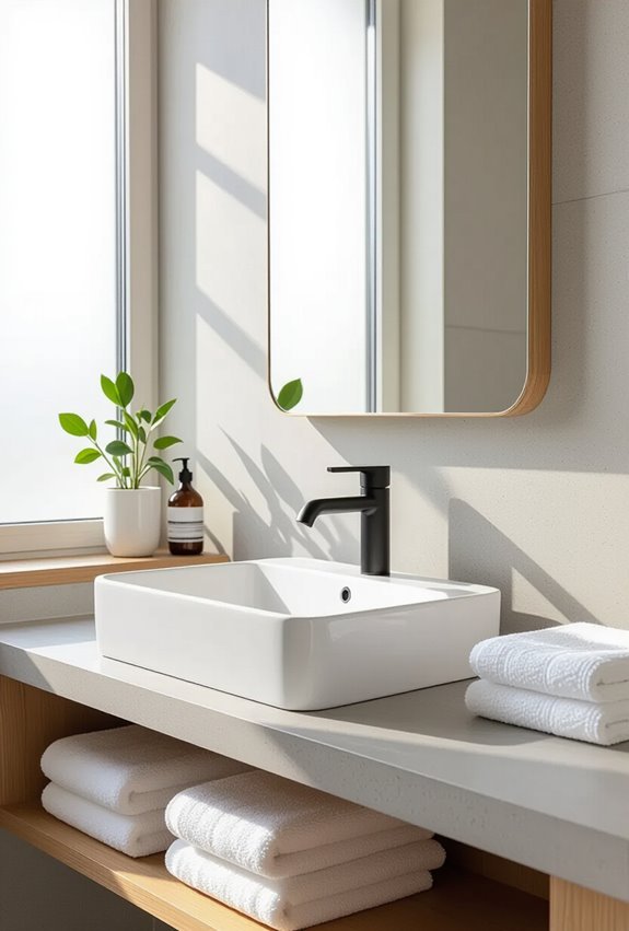 hidden hardware clutter free storage