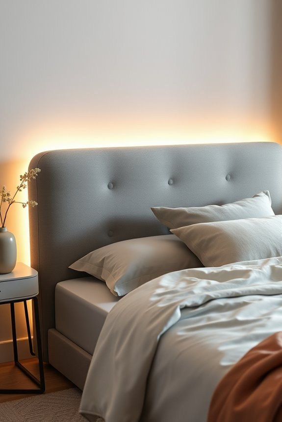 hidden lighting backrest comfort