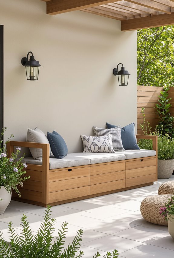 hidden outdoor storage solutions