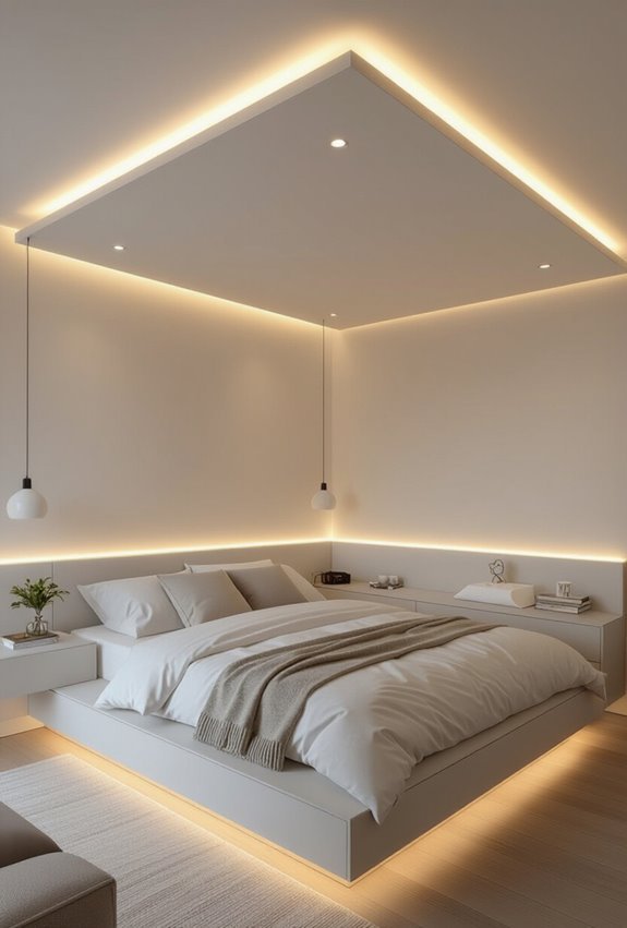 hidden perimeter led glow