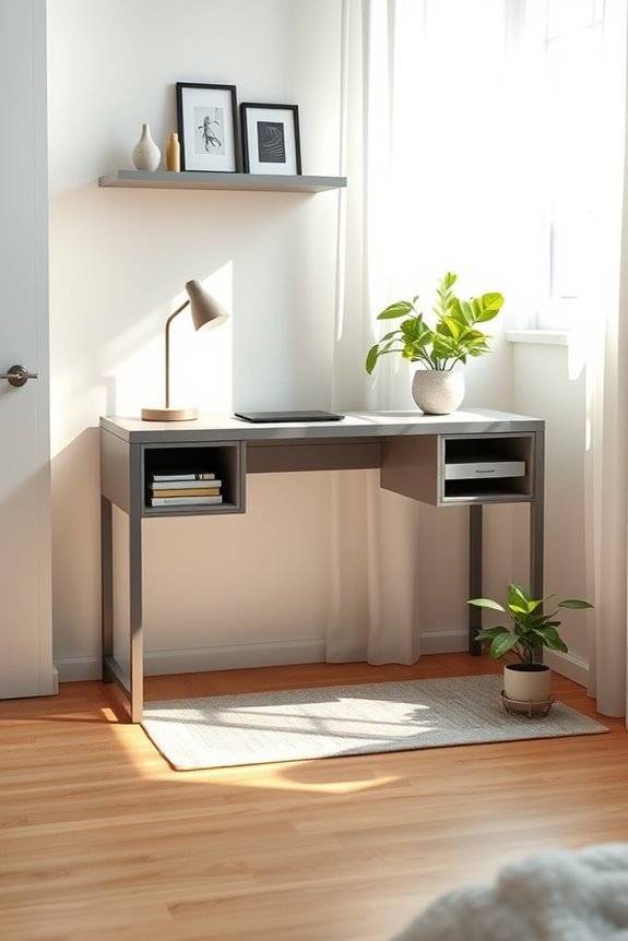 hidden storage desk solutions