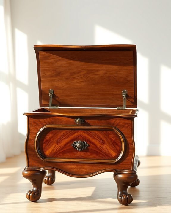 hidden storage enhances functionality