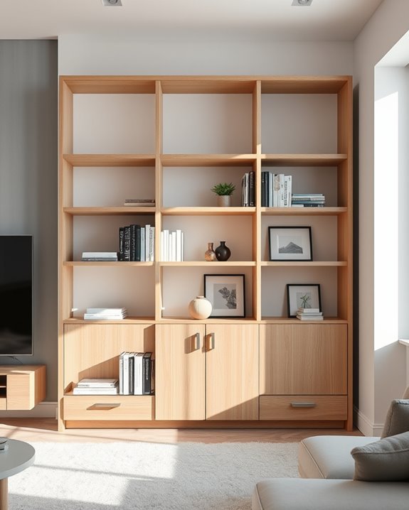 hidden storage for aesthetics