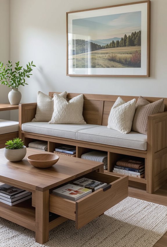 hidden storage seating solutions