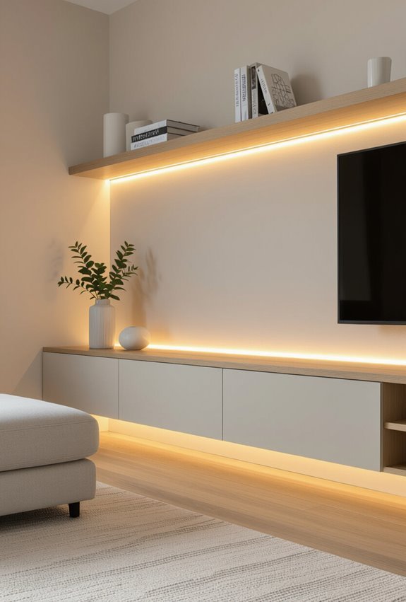 hidden subtle led accents