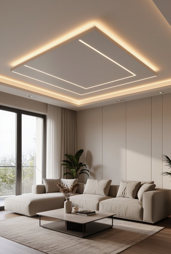 hidden trough ambient lighting