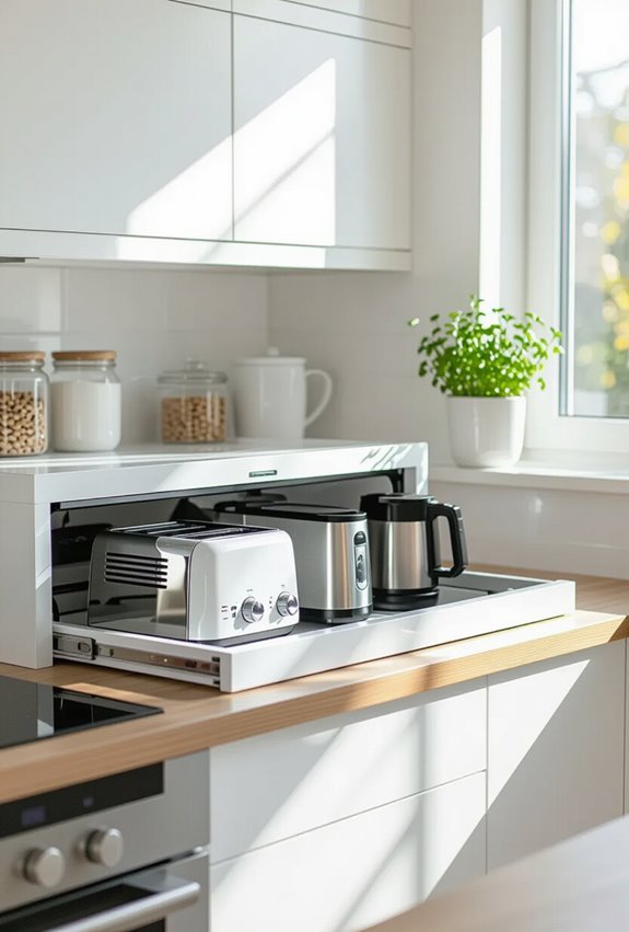 hide bulky appliances in garages