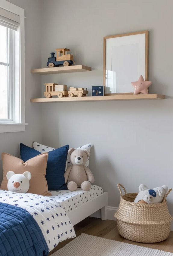 high shelves for keepsakes