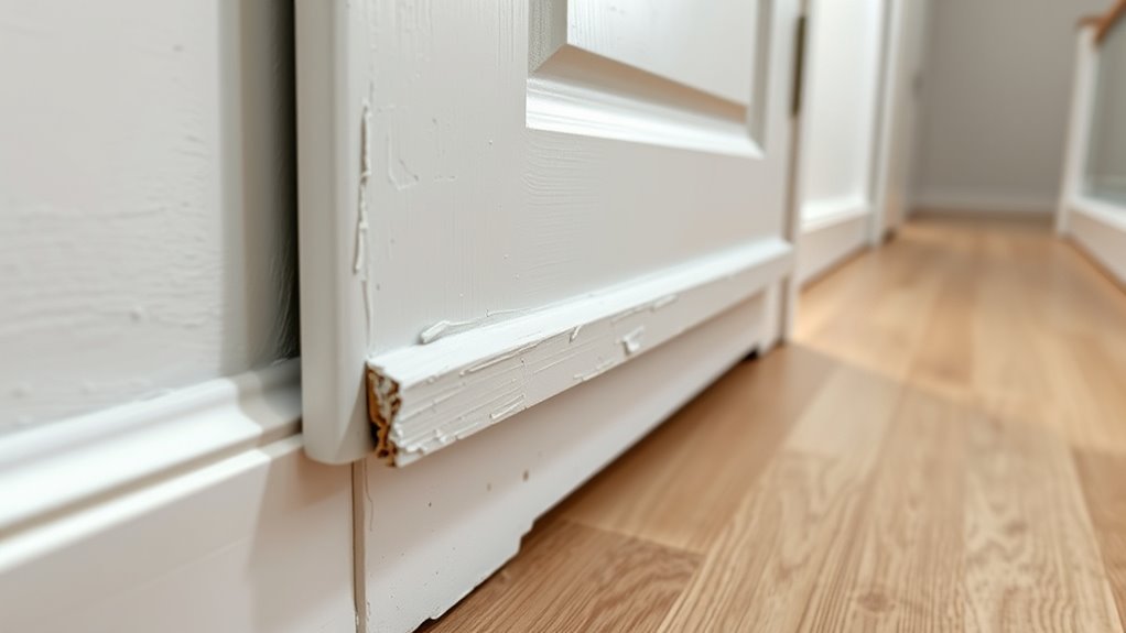 high traffic door paint failure