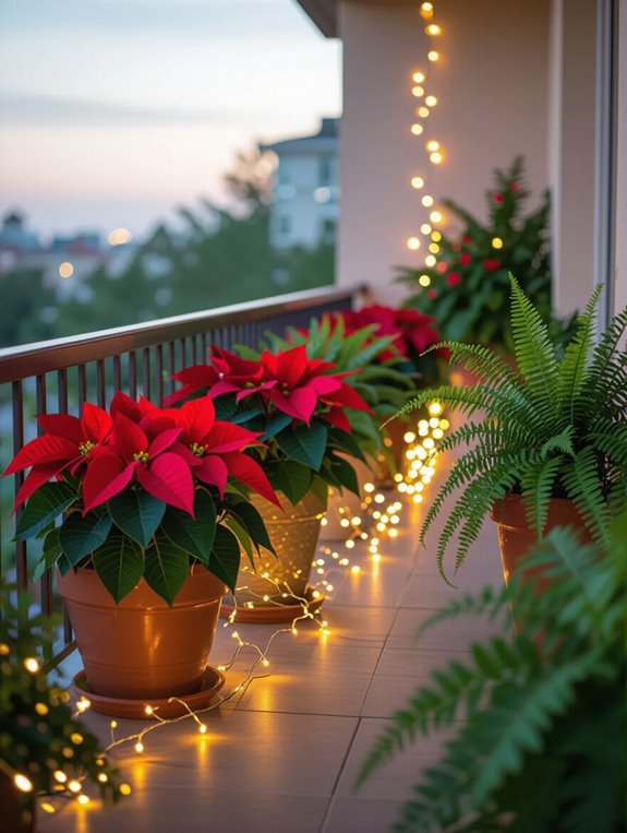 highlight plants with lights