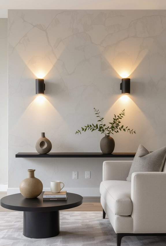highlight texture with layered lighting