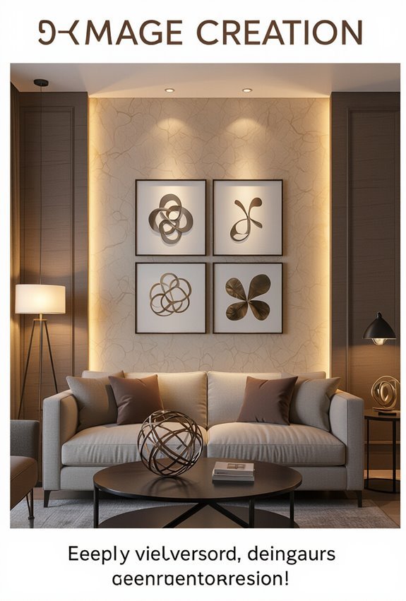 highlighting wall textures effectively