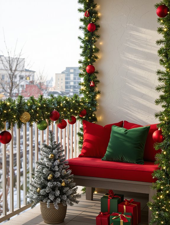 holiday balcony decoration ideas