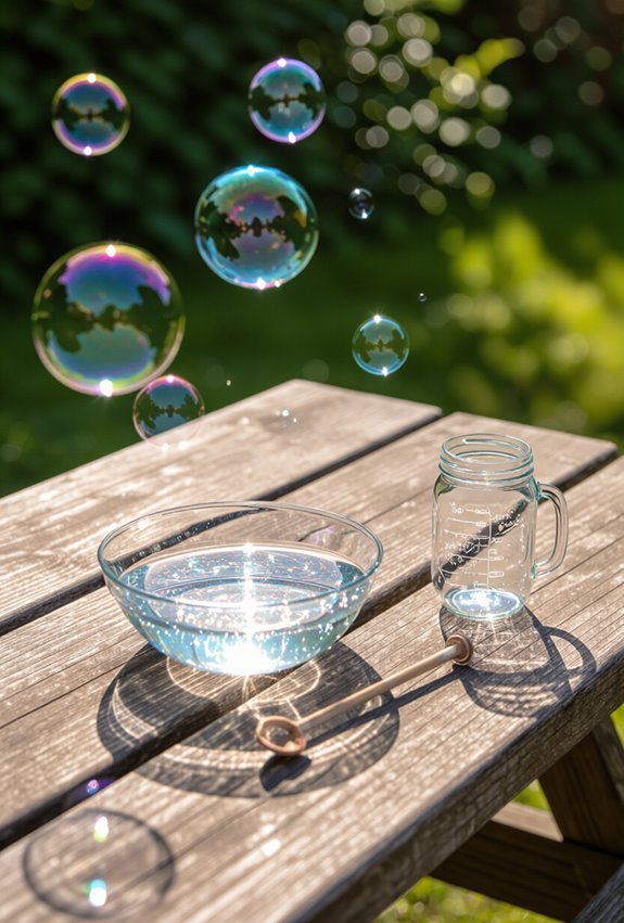 homemade glycerin soap bubbles