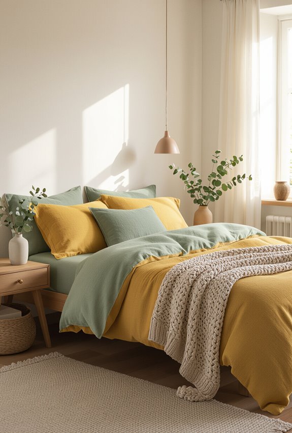 honeyed yellow with green