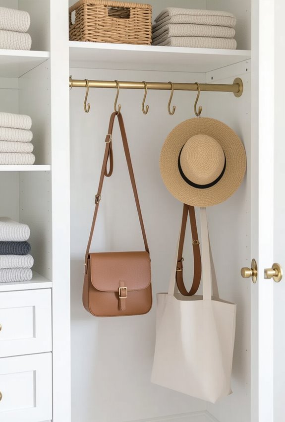 hooks for bags hats belts