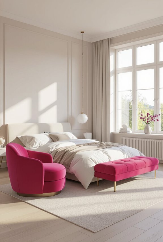hot pink bold statement pieces