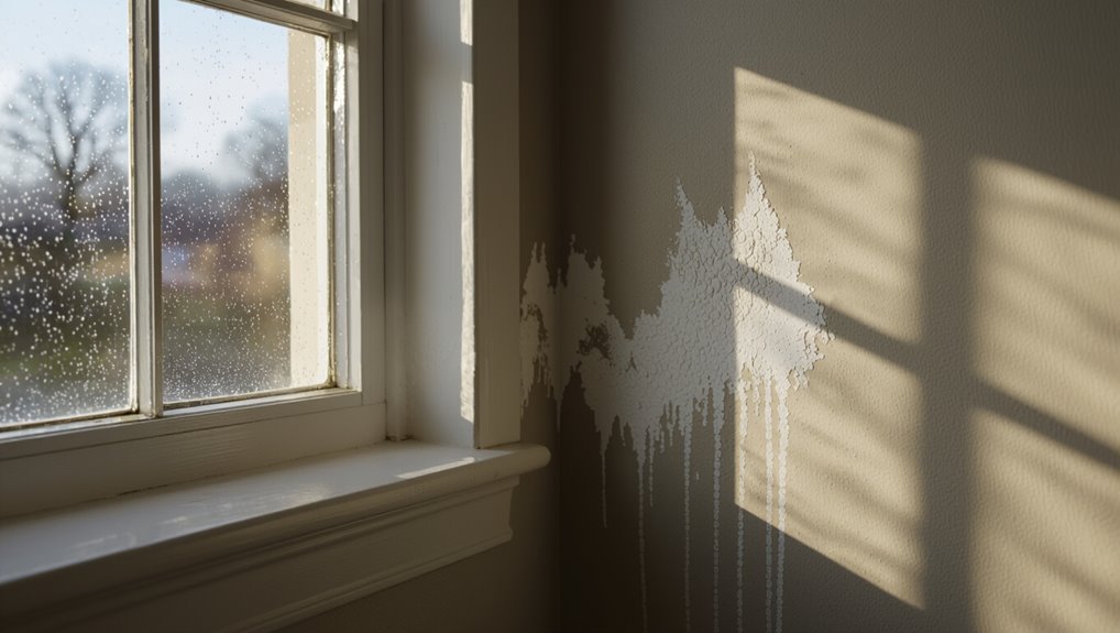 humidity causes paint discoloration