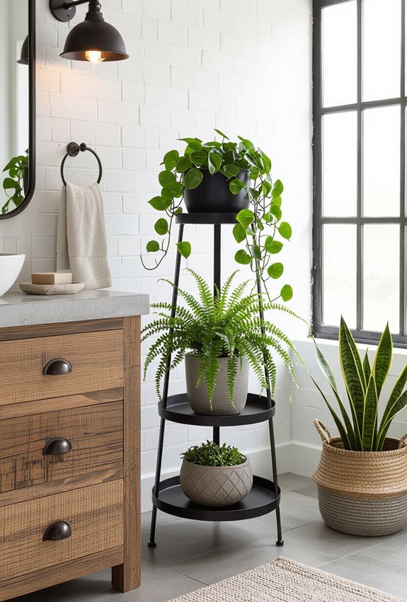 humidity loving bathroom houseplants thrive
