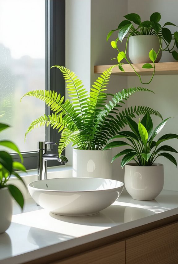 humidity loving bathroom plant ideas