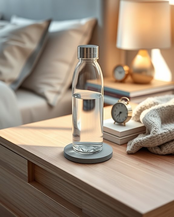 hydration reminder by bedside