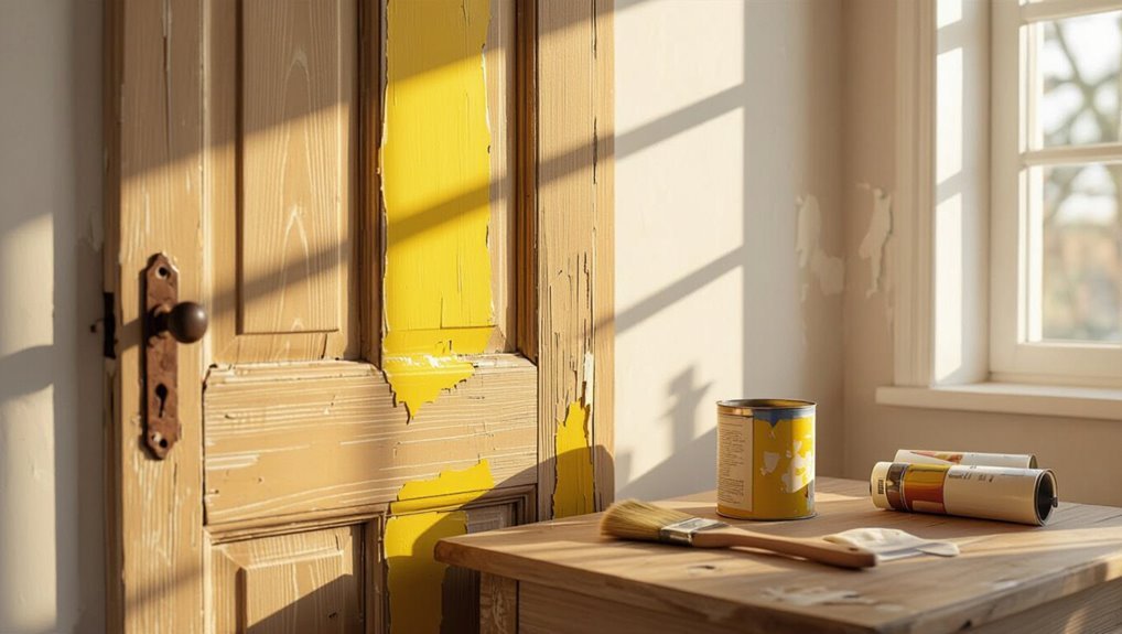 identify oil paint removal