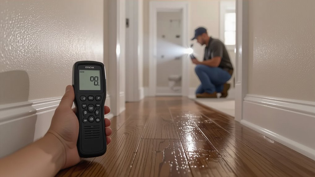 identifying concealed moisture leaks
