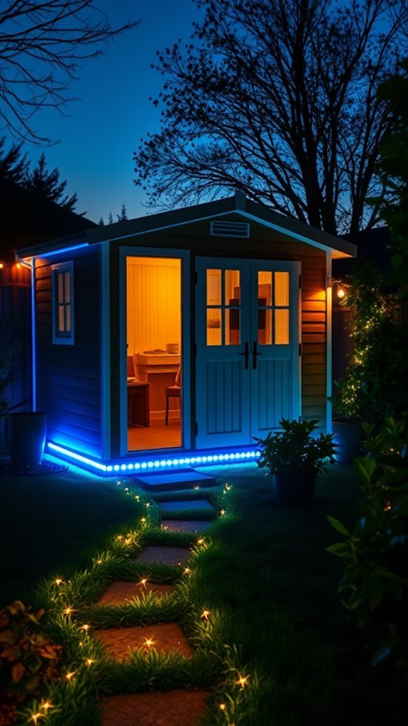 illuminate your shed garage