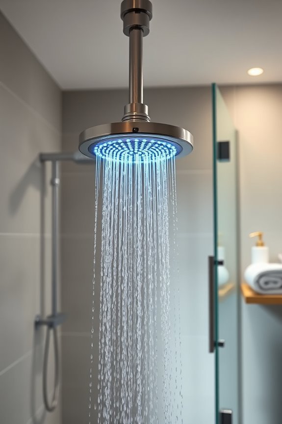 illuminated customizable shower experience