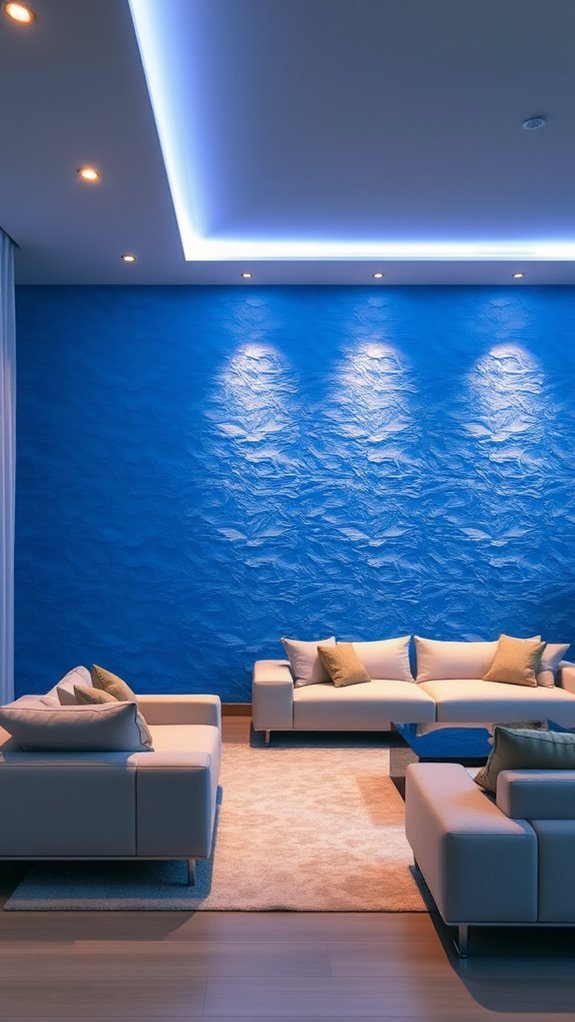 illuminated highlighter wall design