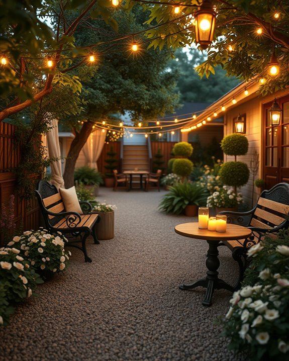 illuminated pathways for ambiance