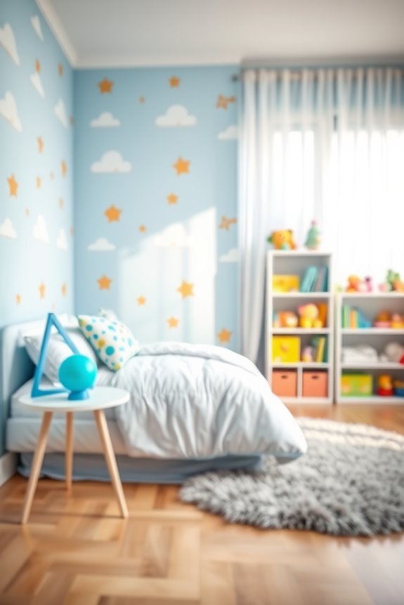 imaginative blue wallpaper designs