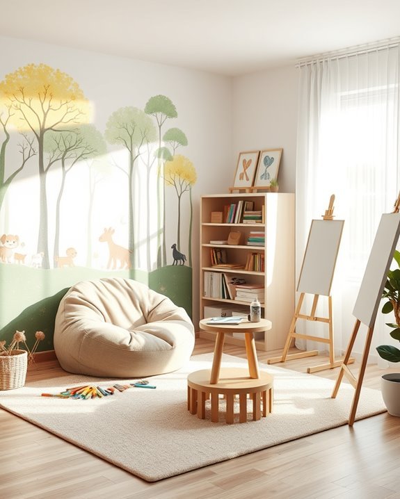 imaginative colorful artistic spaces