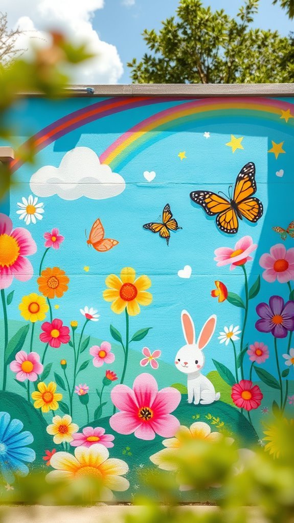 imaginative playful mural designs