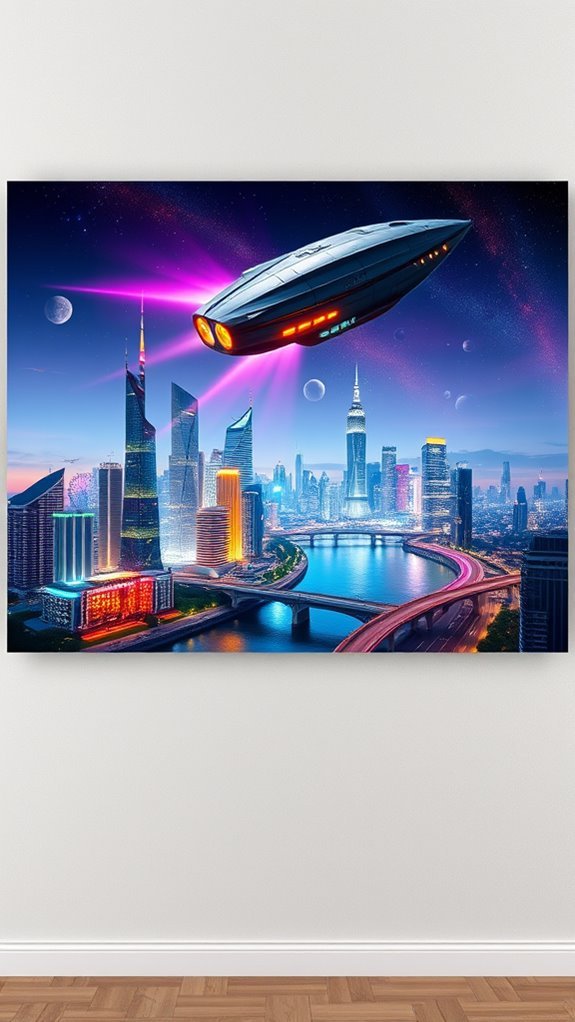imaginative sci fi fantasy artwork