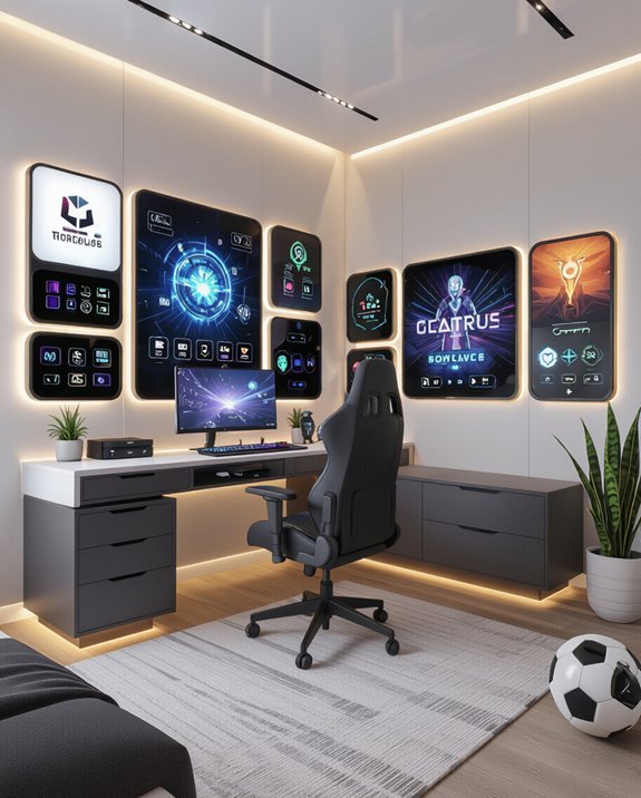 immersive interactive gaming panels