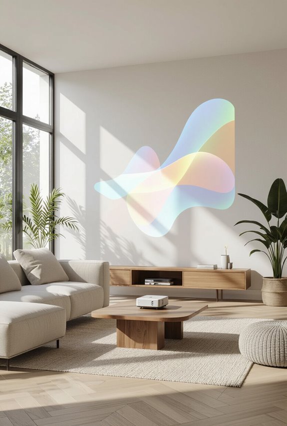immersive interactive projection mural