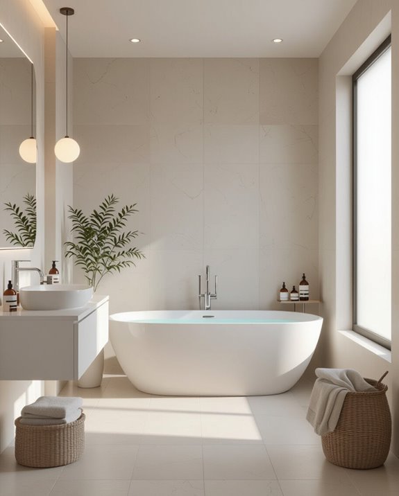 inclusive gender neutral bathroom design