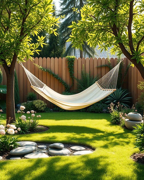 incorporate hammocks for relaxation