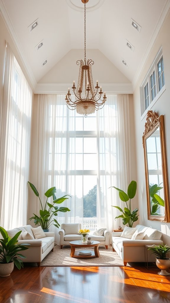 incorporate oversized reflective surfaces
