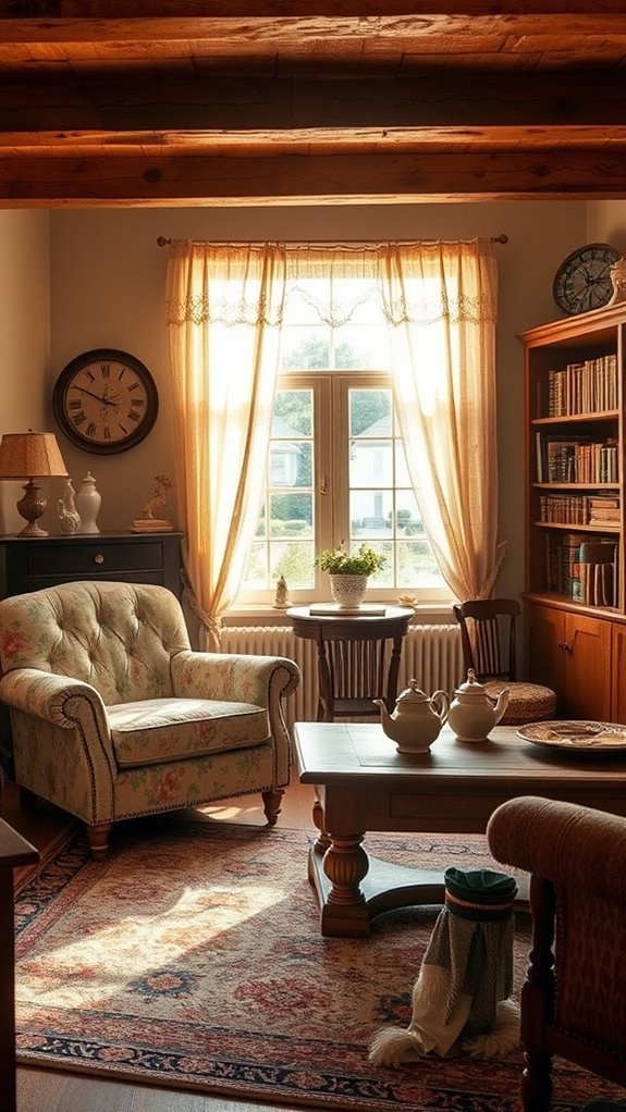 incorporate retro furniture pieces